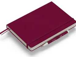 Carnet de notes Leuchtturm A5 à couverture rigide - rouge bordeaux - pages lignées