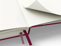Carnet de notes Leuchtturm A5 à couverture rigide - rouge bordeaux - pages lignées