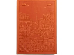 Carnet Paris orange rouille - The City Works