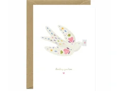 Carte aquarelle & dorure - Sending Love Bird - ATWS