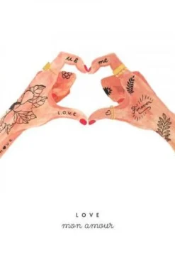 Carte aquarelle - Hands of love - ATWS