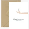 Carte aquarelle - Happy birthday dude ! - ATWS