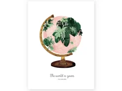 Carte aquarelle - The world - ATWS