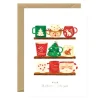 Carte aquarelle Christmas Mugs - ATWS