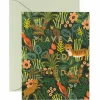 Carte d'anniversaire - Animaux sauvages