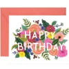 Carte d'anniversaire - Fleurs