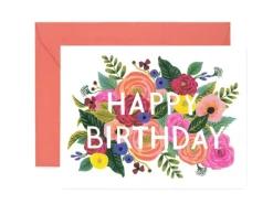 Carte d'anniversaire - Fleurs