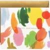Carte d'anniversaire - Palette artistique