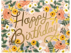 Carte d'anniversaire - Roses