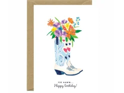 Carte d'anniversaire aquarelle - Santiag Birthday - ATWS