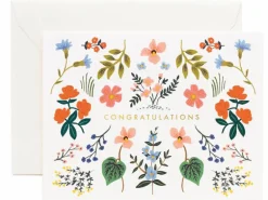 Carte de Félicitations - Fleurie