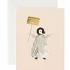Carte de Naissance - Pingouin