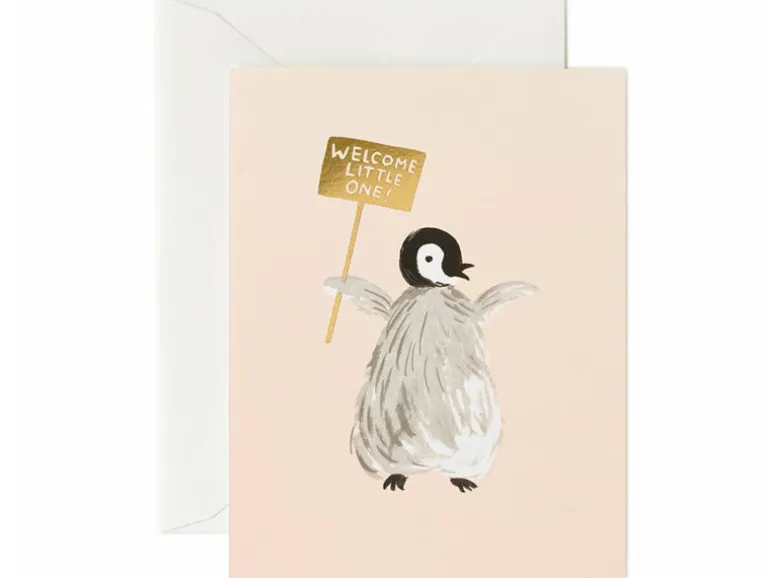 Carte de Naissance - Pingouin