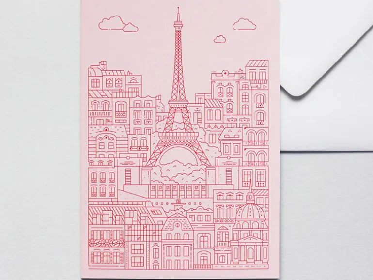 Carte Paris rose - The City Works
