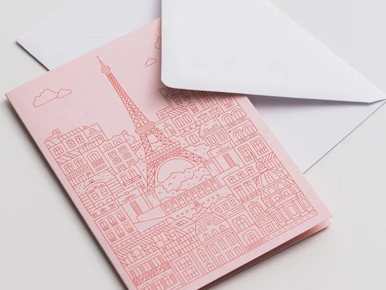 Carte Paris rose - The City Works