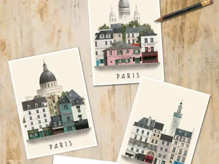 Carte postale A6 Paris I - Martin Schwartz