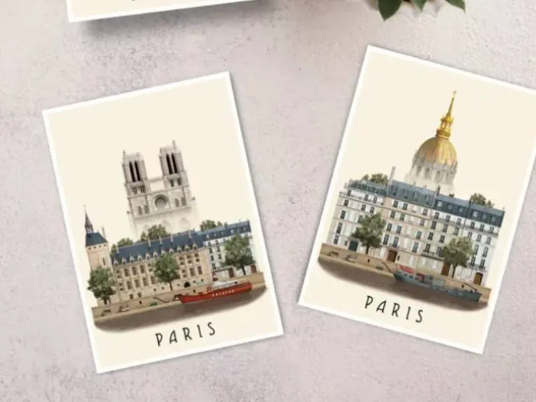 Carte postale A6 Paris I - Martin Schwartz