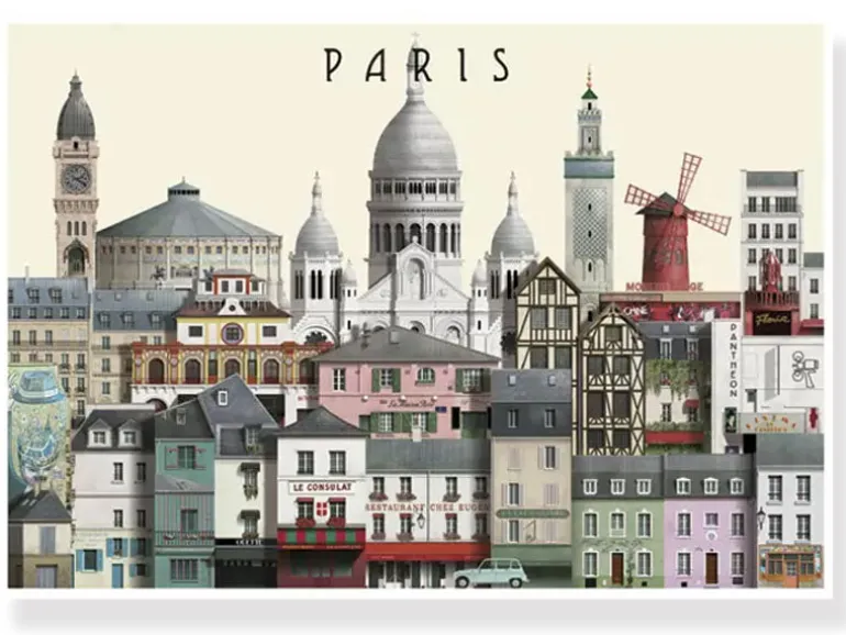 Carte postale A5 Paris III - Martin Schwartz