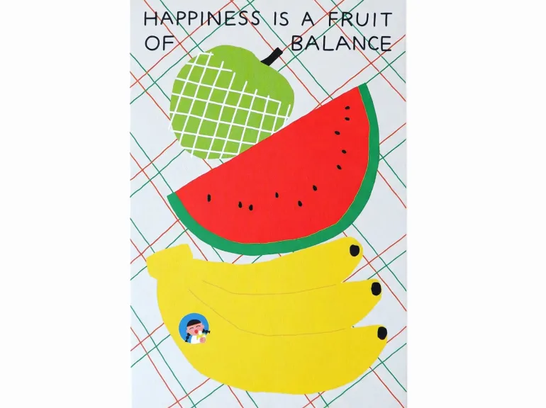 Carte postale Fruit of balance - Fruit Fries Design Lab