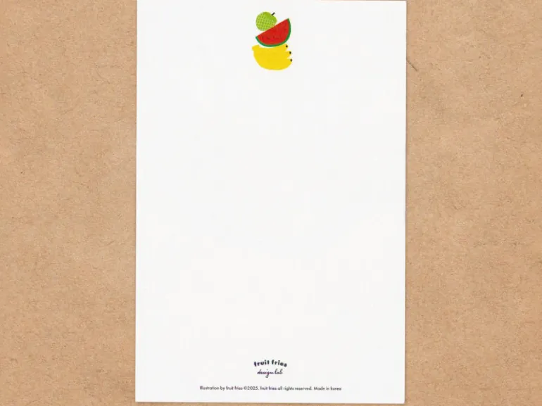 Carte postale Fruit of balance - Fruit Fries Design Lab