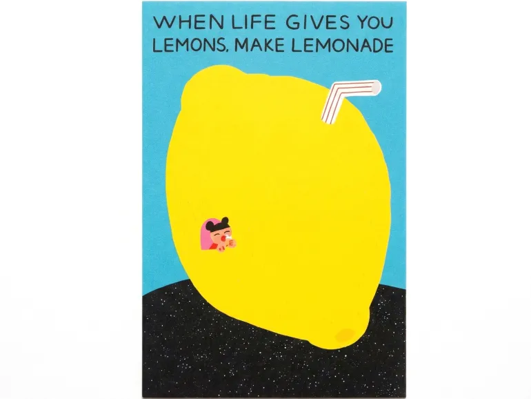 Carte postale Make lemonade - Fruit Fries design Lab