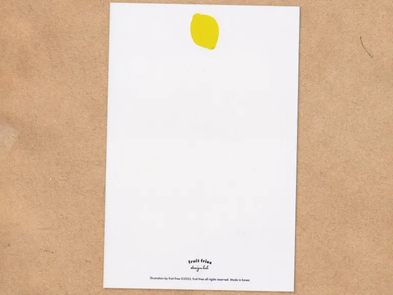 Carte postale Make lemonade - Fruit Fries design Lab