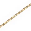 Chaine vénitienne 1,2 mm - laiton doré à l'or fin 18K - qualité premium