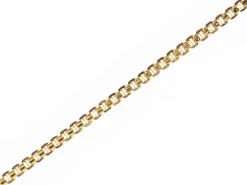 Chaine vénitienne 1,2 mm - laiton doré à l'or fin 18K - qualité premium