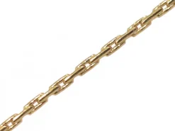 Chaîne serpentine 0,7 mm - doré à l'or fin 24 K x 20 cm