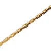 Chaîne serpentine 0,6 mm dorée x 20 cm