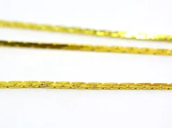 Chaîne serpentine 0,6 mm dorée x 20 cm