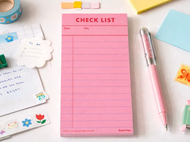 Check List Vintage rose - Fruit Fries Design Lab