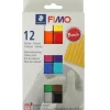 Coffret 12 demi-pains de pâte FIMO SOFT