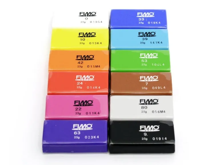 Coffret 12 demi-pains de pâte FIMO SOFT