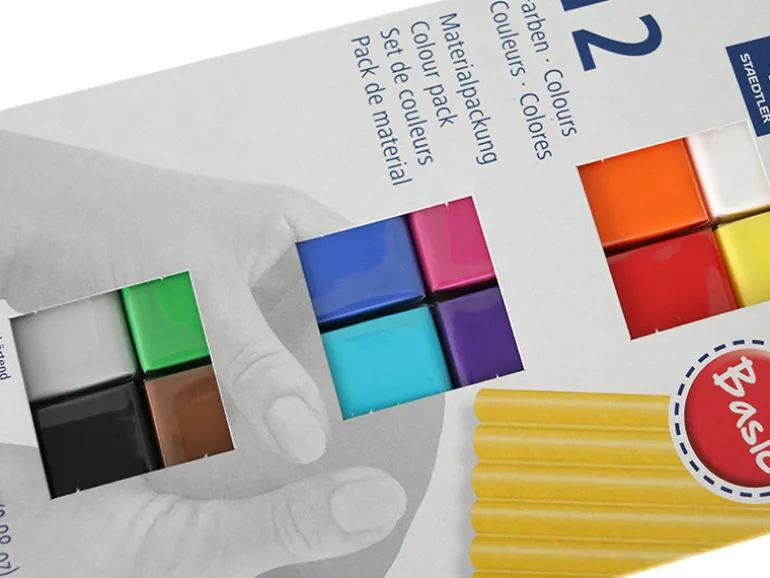 Coffret 12 demi-pains de pâte FIMO SOFT