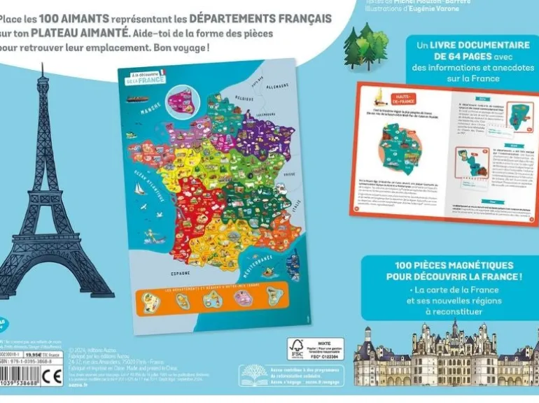 Coffret à la découverte de la France - Auzou