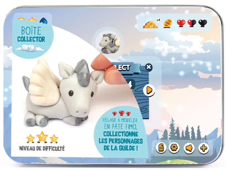 Coffret Collector FIMO - Mes figurines fantastiques - Pégase