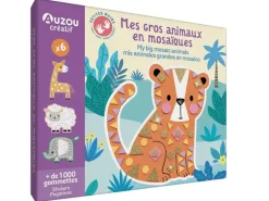 Coffret créatif - Mes gros animaux en mosaïques