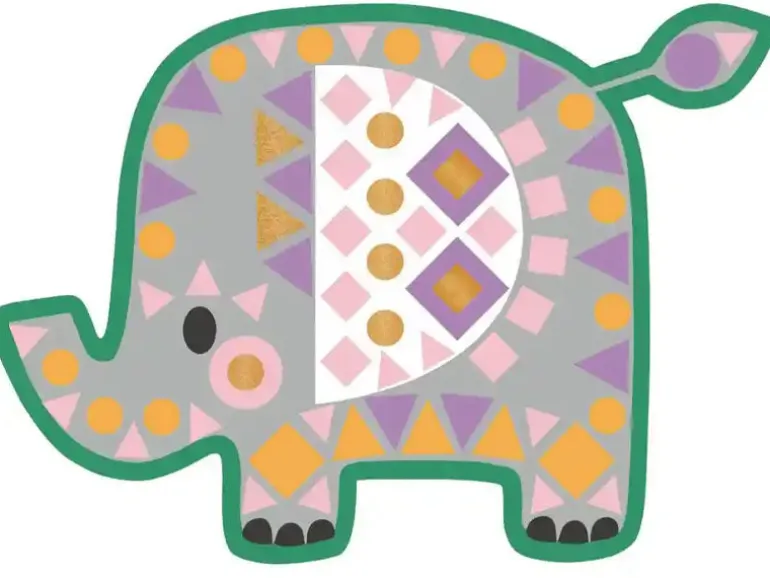 Coffret créatif - Mes gros animaux en mosaïques