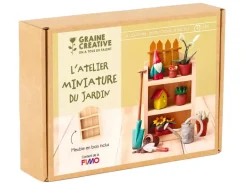 Coffret Fimo Miniatures Jardin - Graine Créative
