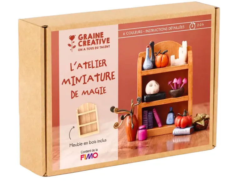 Coffret Fimo Miniatures Magie - Graine Créative
