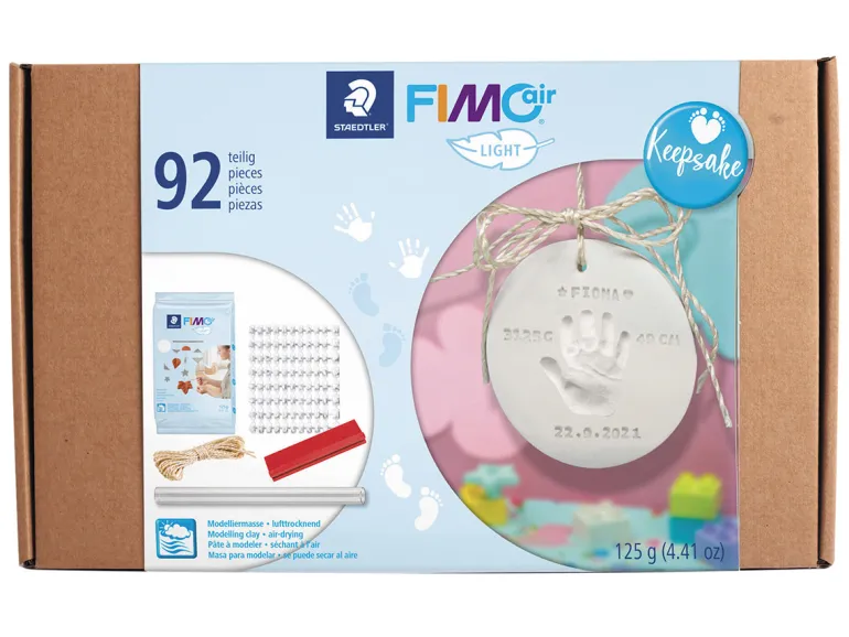 Coffret FIMOair Naissance pâte à modeler 125 g blanc