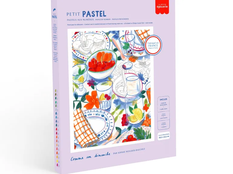 Coffret pastel au numéro - Petit Pastel - Comme un dimanche