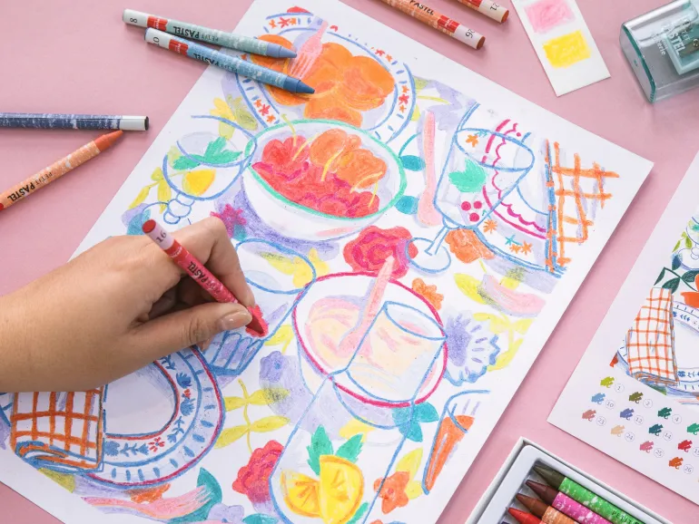 Coffret pastel au numéro - Petit Pastel - Comme un dimanche