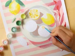 Coffret peinture au numéro - Petit Pinceau - Citrons de Menton par La Petite Epicerie