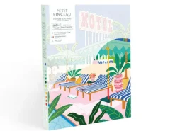 Coffret peinture au numéro - Petit Pinceau - The Motel Pool par Jessica Smith