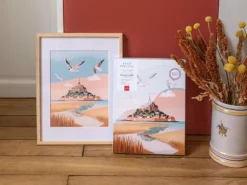 Coffret peinture au numéro - Petit Pinceau - Mont Saint-Michel par La Petite Epicerie
