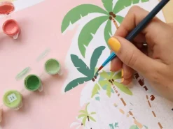 Coffret peinture au numéro - Petit Pinceau - Bora Bora par Tania Garcia