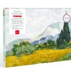 Coffret peinture au numéro - Petit Pinceau - Cyprès aux blés d'or, Vincent Van Gogh