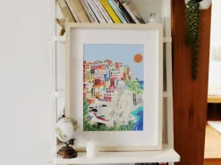 Coffret peinture au numéro - Petit Pinceau - Cinque terre par Kenzie Elston
